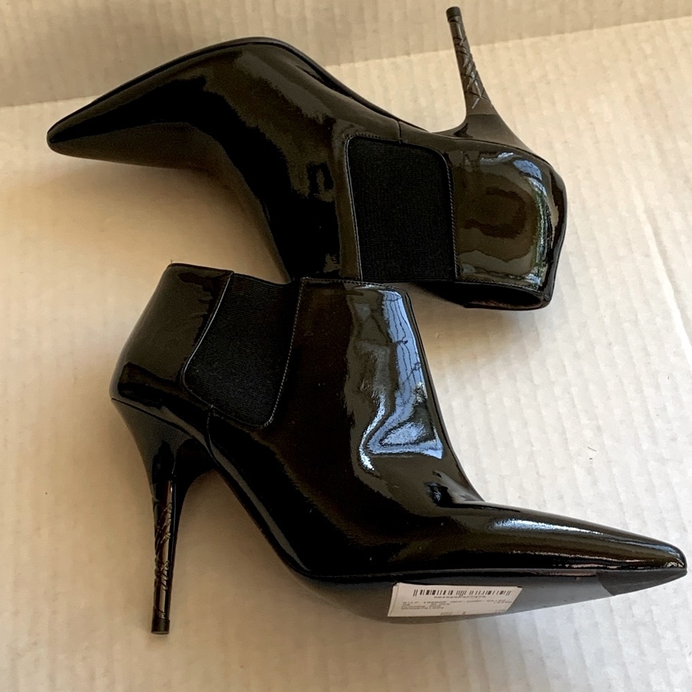 New Burberry Black Patent Leather Women size 39 US 8.5 - Picture 5 of 8